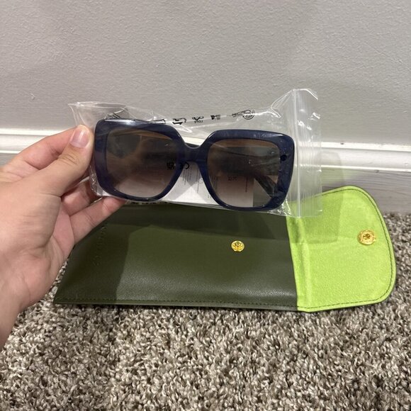 Longchamp LO713S 403 BLUE STONE/BROWN 53/20/140 Women's Sunglasses - Picture 2 of 8